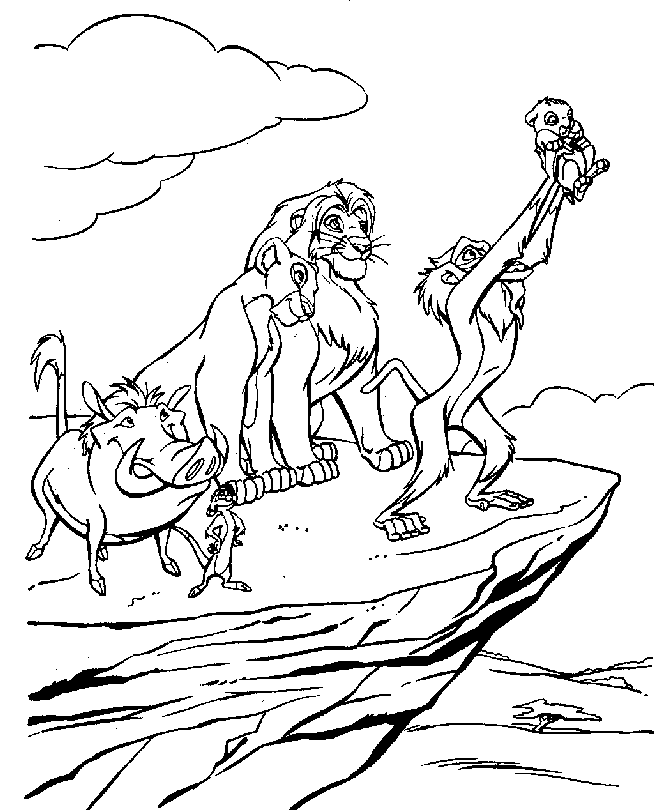 Розмальовка для дітей від 3років Король Лев Disney Egmont 1шт